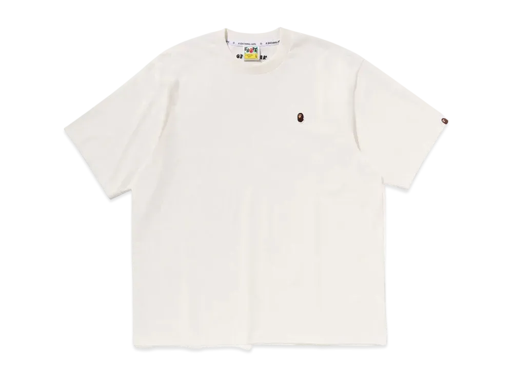 A BATHING APE One Point Relaxed Fit Tee "Ivory"