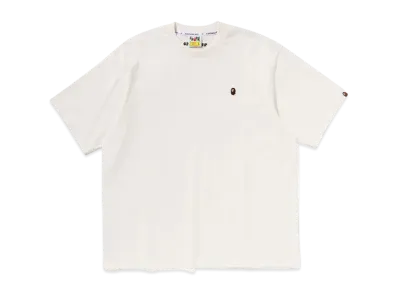 A BATHING APE One Point Relaxed Fit Tee "Ivory"