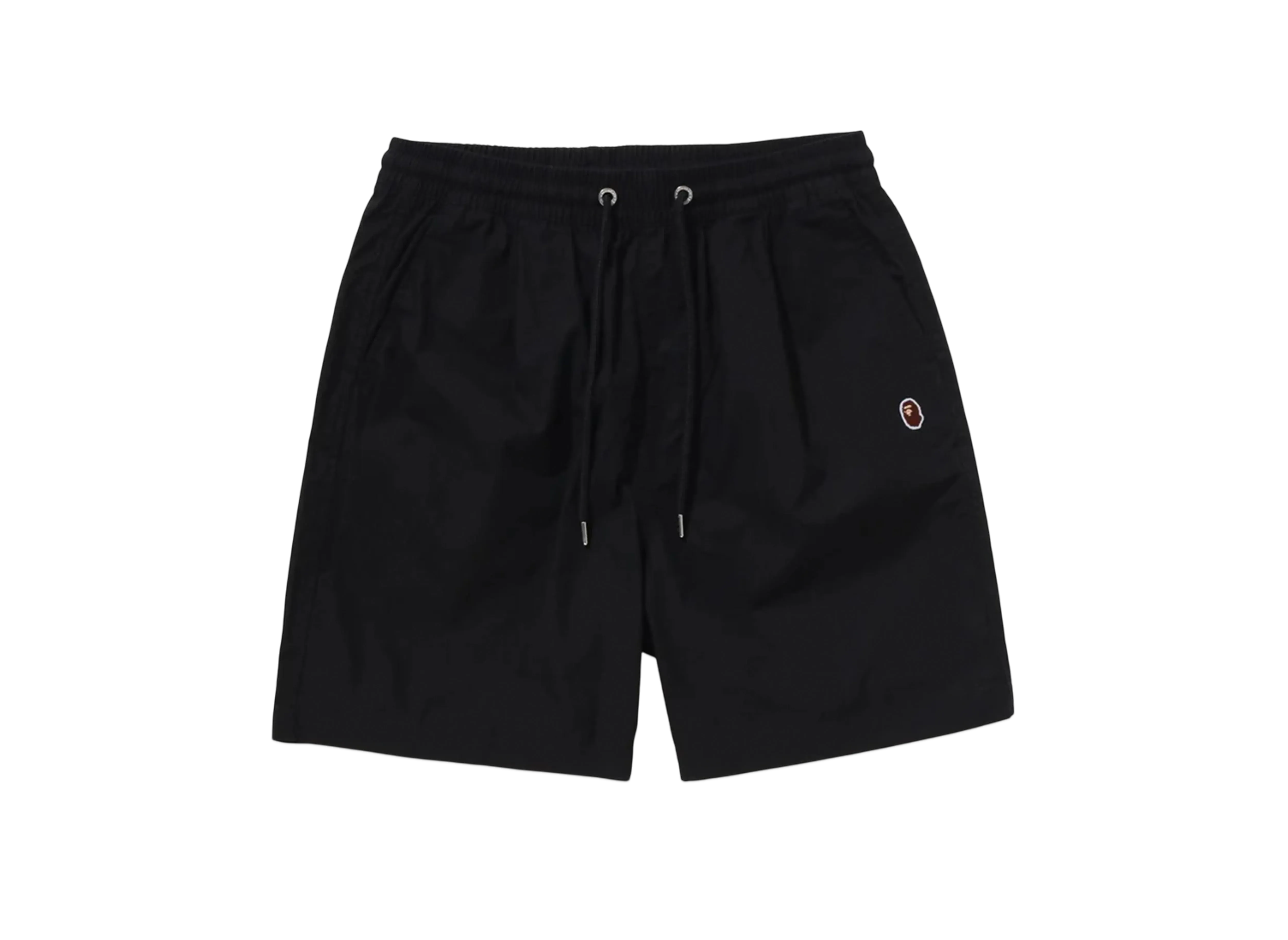 A BATHING APE One Point Ctn Twill Relaxed Fit Shorts "Black"