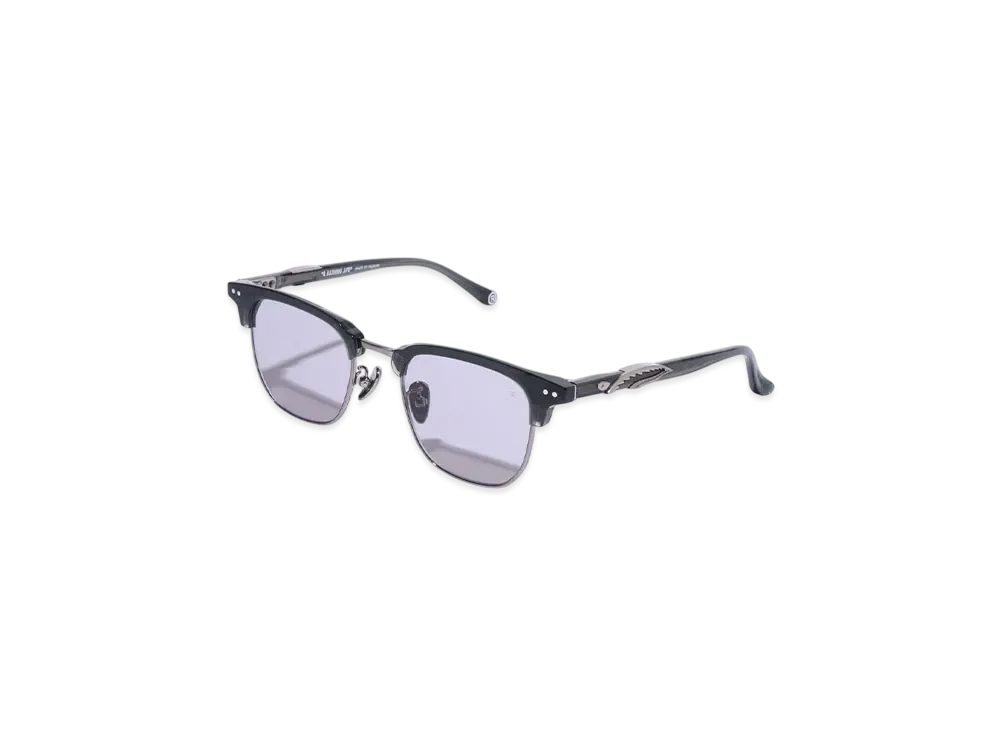 A BATHING APE Shark Sunglasses #5 "Green/Gray"