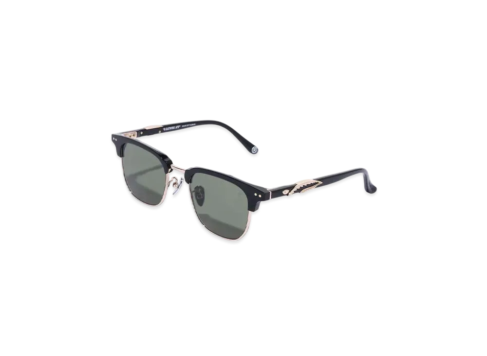 アベイシングエイプ シャークサングラス #5 "ブラック/グリーン"