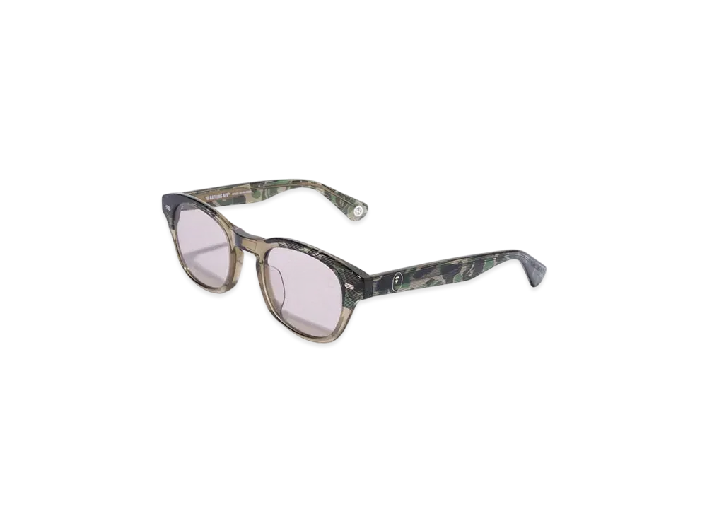 A BATHING APE Sunglasses #7 "Green/Brown"