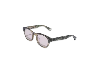 A BATHING APE Sunglasses #7 "Green/Brown"