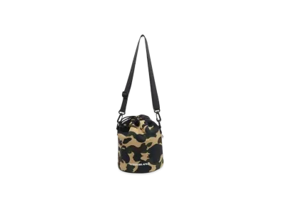 A BATHING APE 1St Camo Drawstring Bag "Yellow"