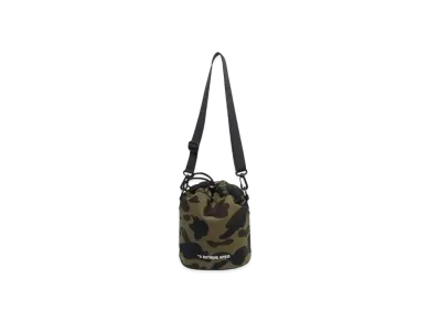 A BATHING APE 1St Camo Drawstring Bag "Green"