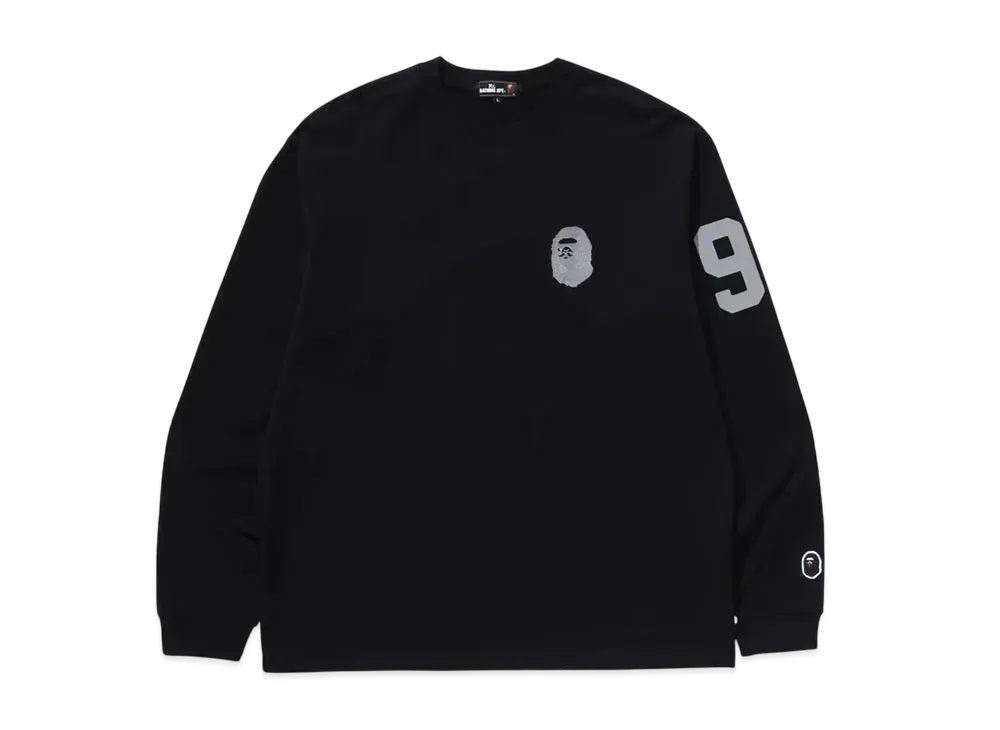 A BATHING APE Ls Print Tee #1 "Black"