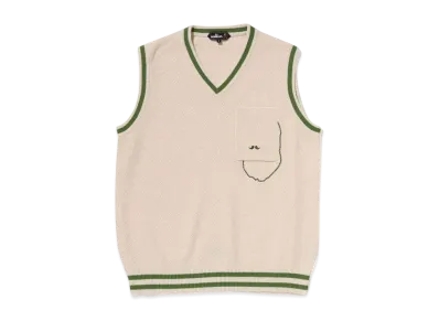 A BATHING APE Tank Top Sweater "Ivory"
