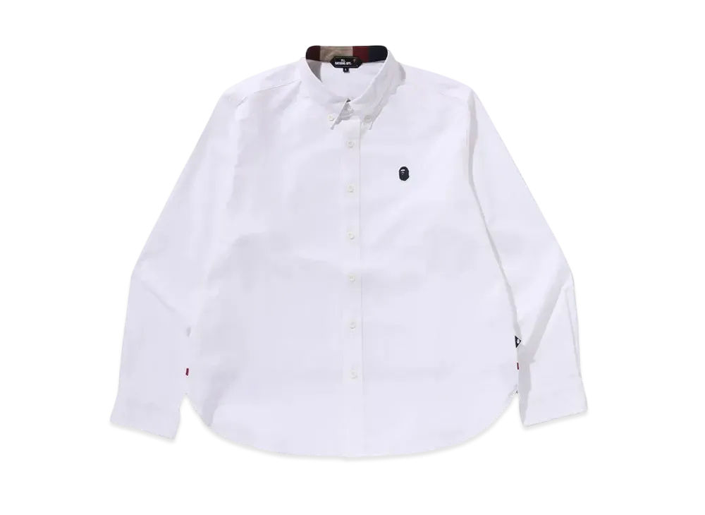 A BATHING APE Oxford Shirt "White"