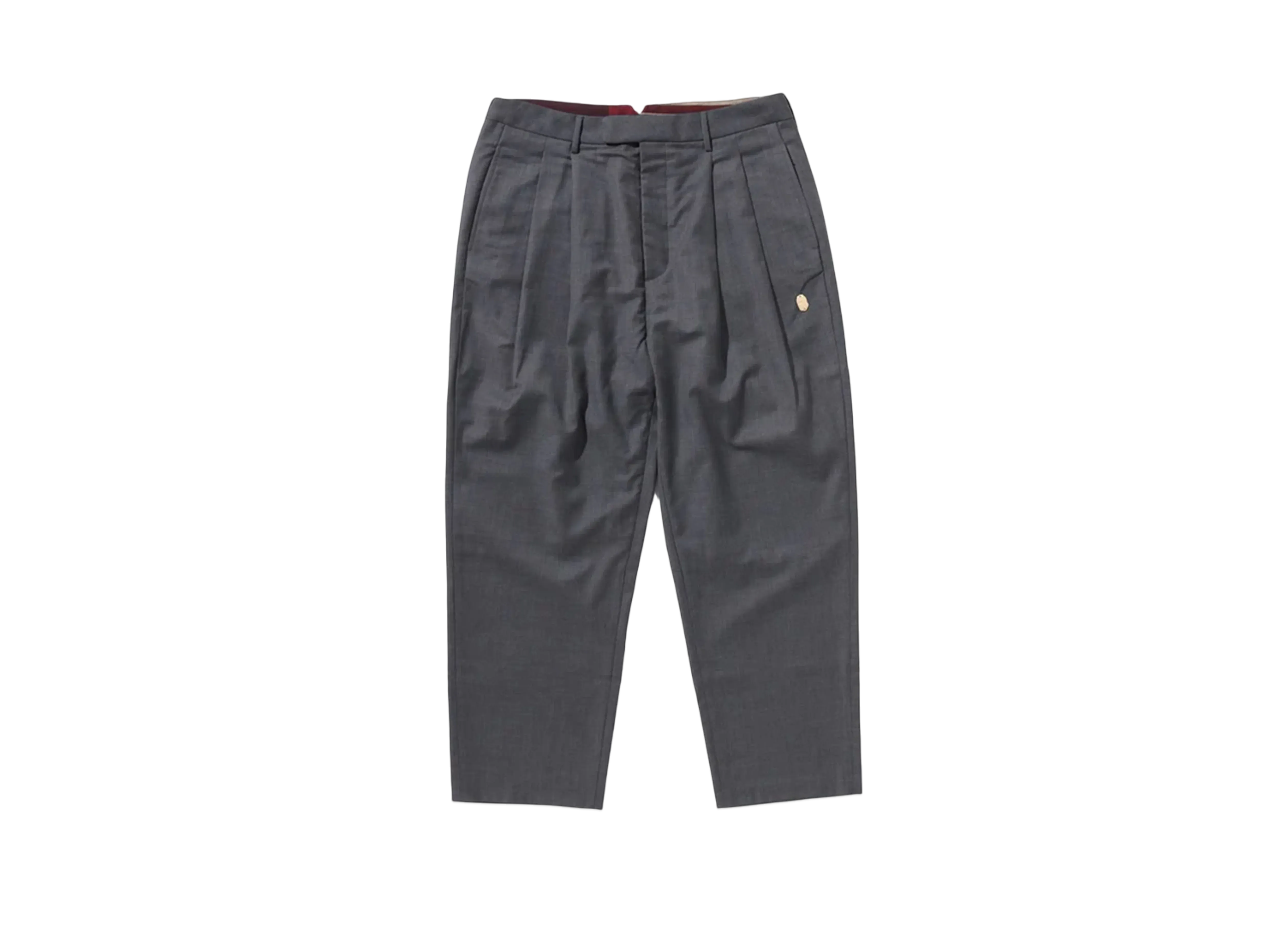 A BATHING APE Pant With Pleats "Gray"