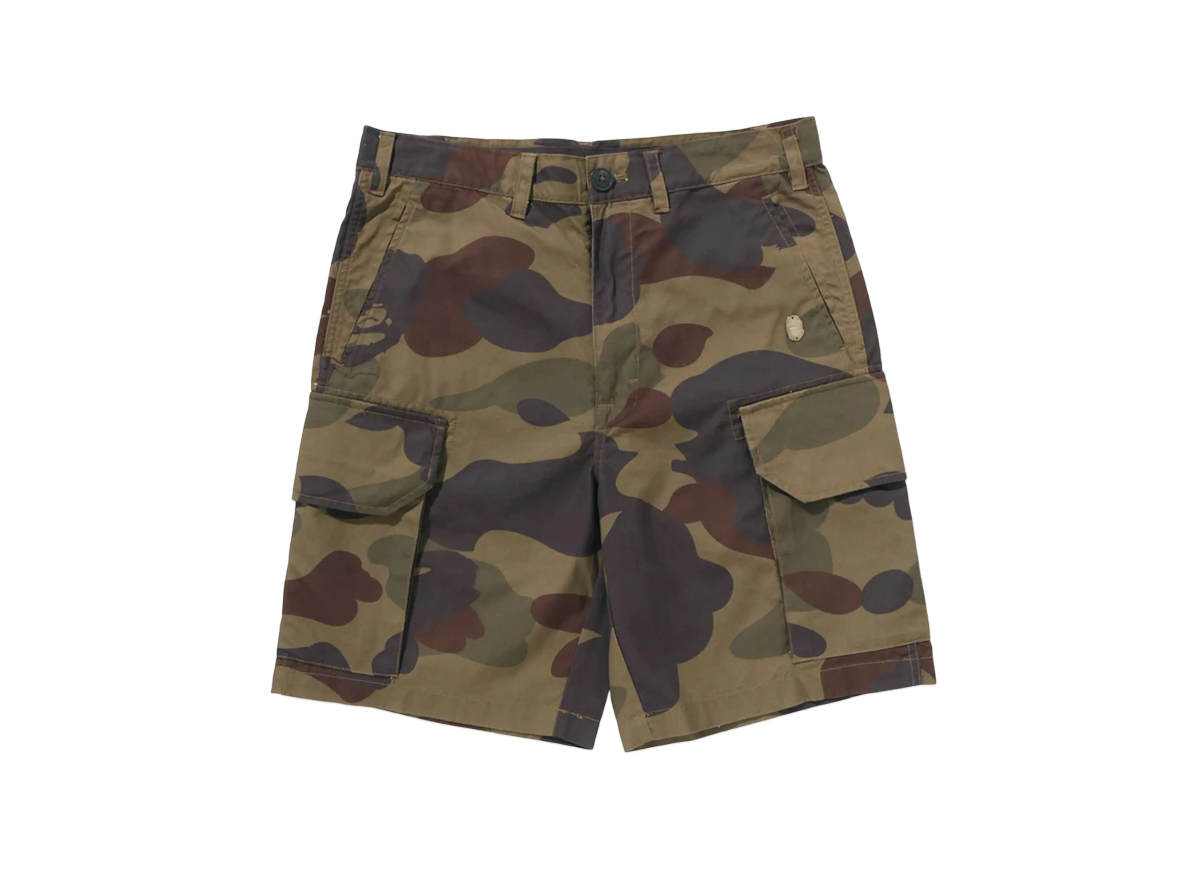 A BATHING APE Camo Shorts "Beige"