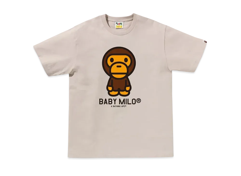 A BATHING APE Baby Milo Tee "Beige"