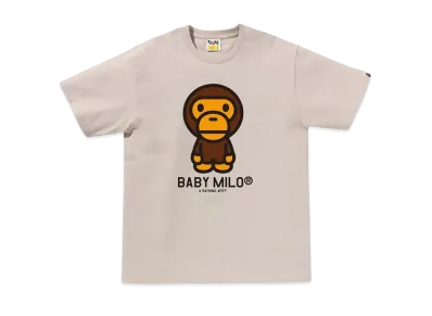 A BATHING APE Baby Milo Tee "Beige"