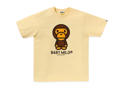 A BATHING APE Baby Milo Tee "Yellow"