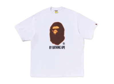 A BATHING APE Blur By Bathing Ape Relaxed Fit Tee "White"