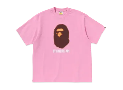 A BATHING APE Blur By Bathing Ape Relaxed Fit Tee "Pink"