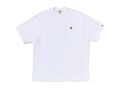 A BATHING APE One Point Bape Bee Relaxed Fit Tee "White"