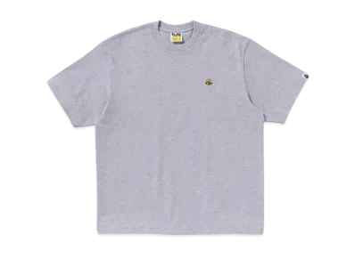 A BATHING APE One Point Bape Bee Relaxed Fit Tee "Gray"
