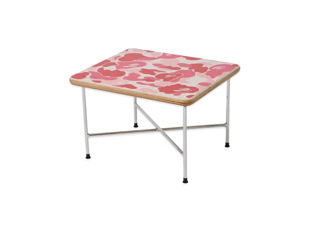 A BATHING APE x Modernica ABC Camo Aiko X Base Table "Pink"