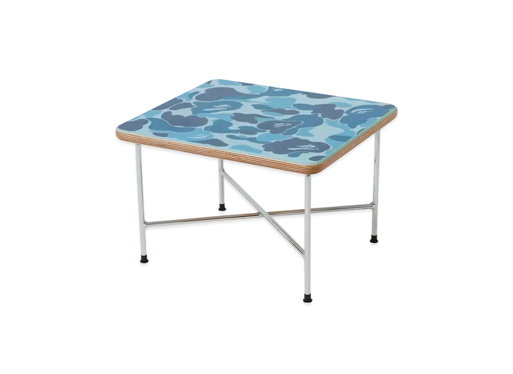 A BATHING APE x Modernica ABC Camo Aiko X Base Table "Blue"