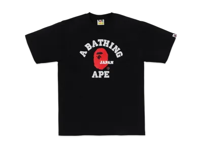 A BATHING APE Japan College Tee "Black"