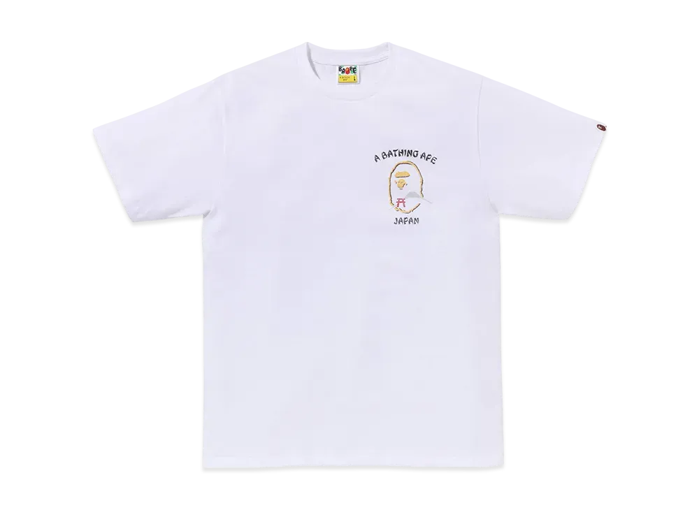 A BATHING APE Japan Souvenir Tee #1 "White"