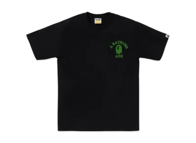 A BATHING APE ABC Camo College Ats Tee "Black/Green"