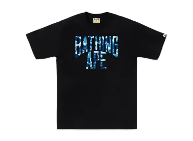 A BATHING APE ABC Camo Nyc Logo Tee "Black/Blue"