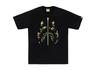 A BATHING APE ABC Camo Shark Tee "Black/Green"