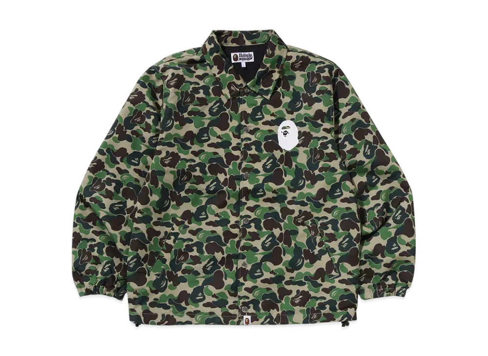 A BATHING APE ABC Camo Coach Jacket "Green"