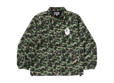 A BATHING APE ABC Camo Coach Jacket "Green"