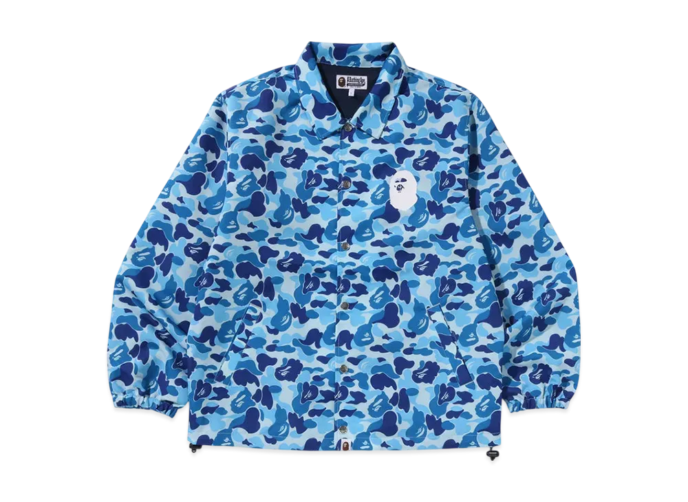 A BATHING APE ABC Camo Coach Jacket "Blue"