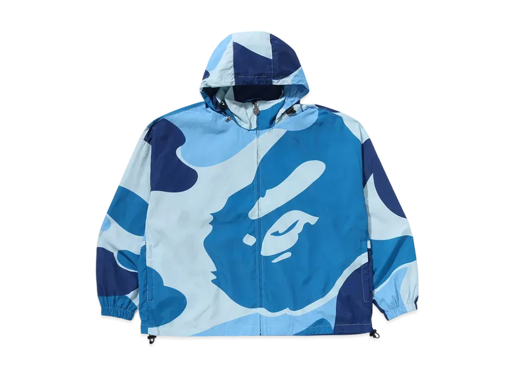 A BATHING APE ABC Camo Hooded Jacket "Blue"
