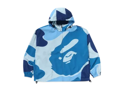 A BATHING APE ABC Camo Hooded Jacket "Blue"