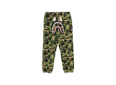 A BATHING APE ABC Camo Shark Regular Fit Sweat Pants "Green"