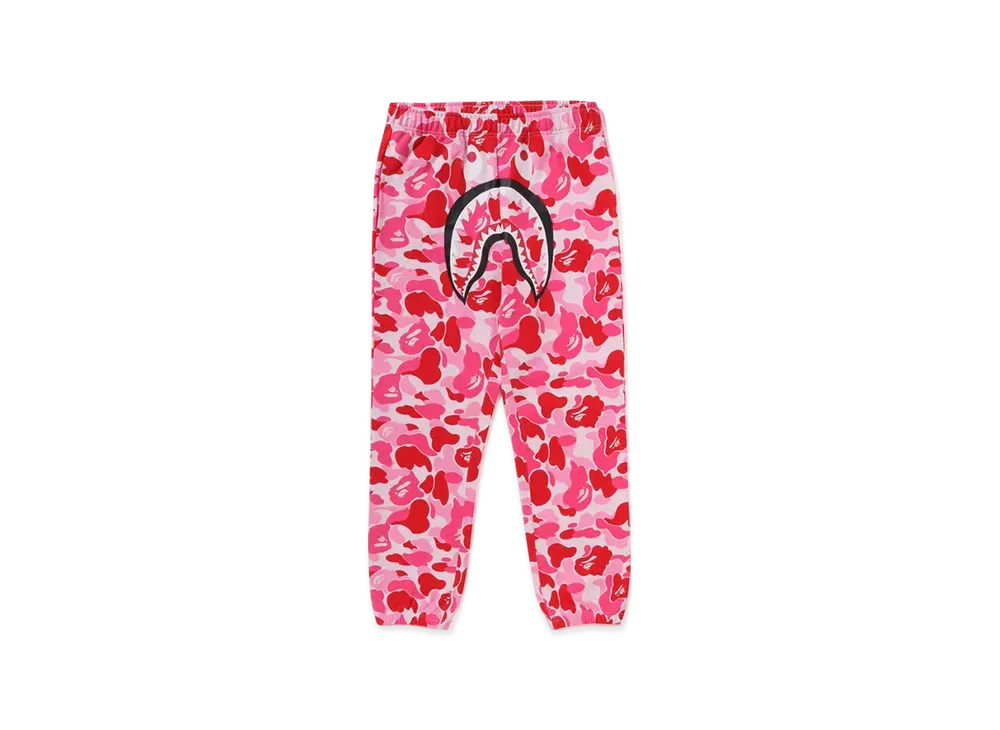 A BATHING APE ABC Camo Shark Regular Fit Sweat Pants "Pink"