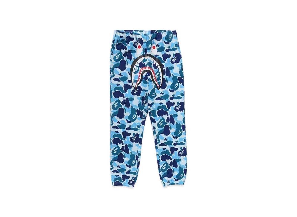 A BATHING APE ABC Camo Shark Regular Fit Sweat Pants "Blue"