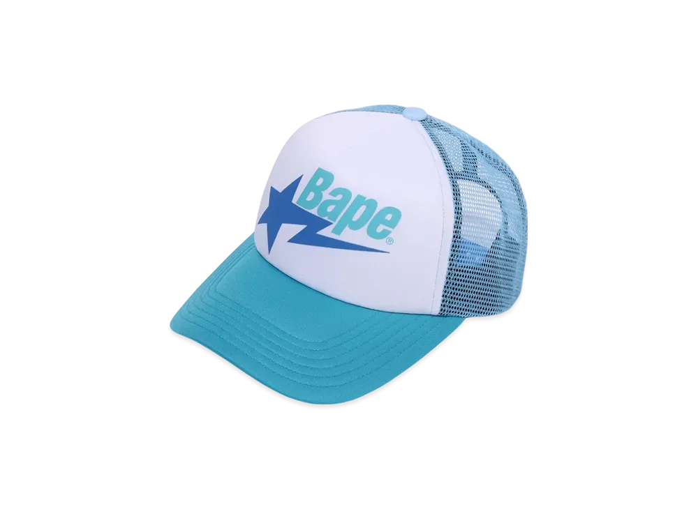 A BATHING APEBape Sta Mesh Cap "Blue"