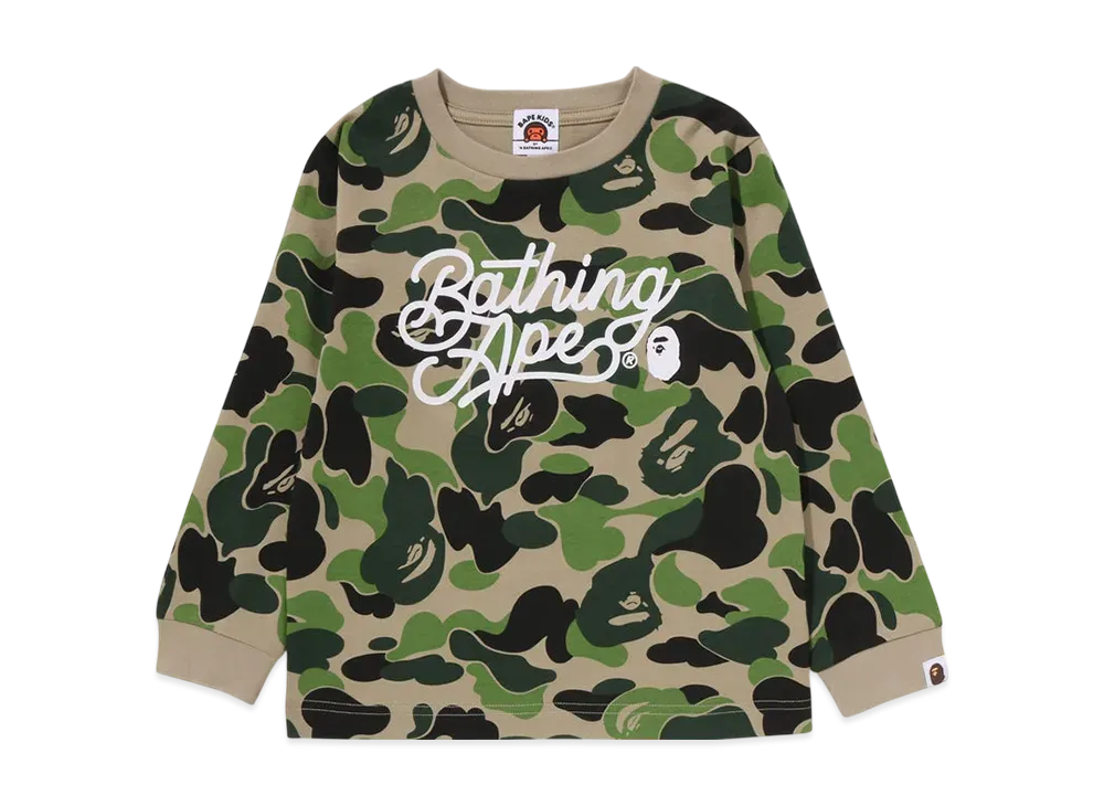 A BATHING APE ABC Camo Ls Tee "Green"