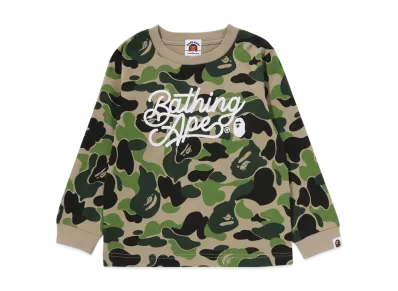 A BATHING APE ABC Camo Ls Tee "Green"
