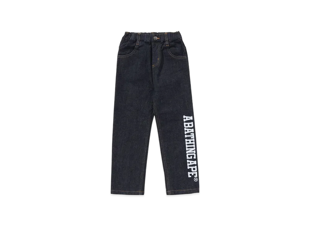 A BATHING APE10OZ Stretch Denim Tapered Pants "Black"