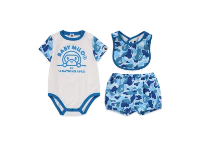 A BATHING APE ABC Camo Baby Milo Baby Gift Set "Blue"