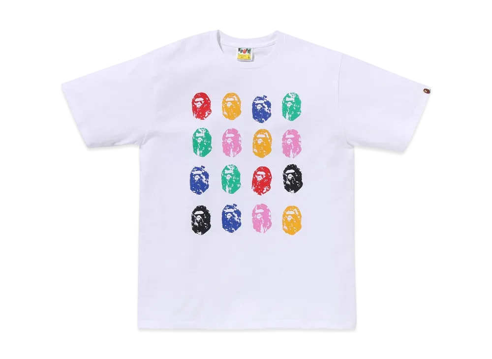 A BATHING APE 32ND Anniv. Ape Head Tee "White"