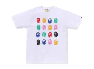 A BATHING APE 32ND Anniv. Ape Head Tee "White"