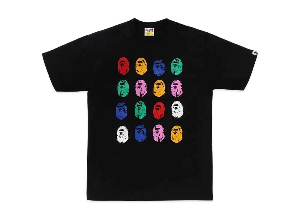 A BATHING APE 32ND Anniv. Ape Head Tee "Black"