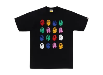 A BATHING APE 32ND Anniv. Ape Head Tee "Black"