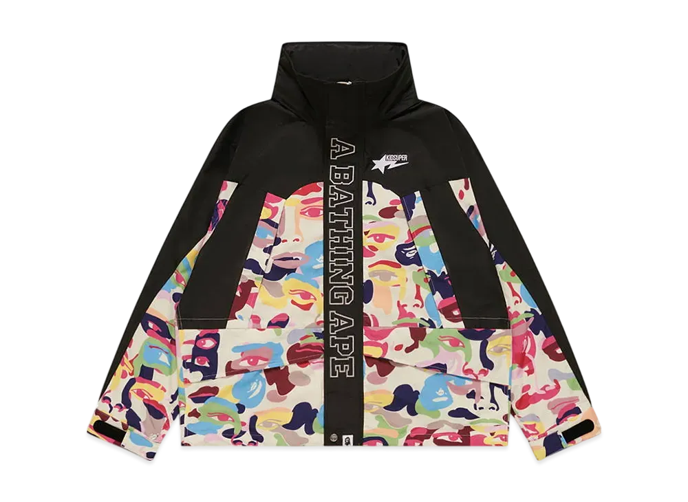 A BATHING APE Bape x Kidsuper Camo Snowboard Jacket "Multi"
