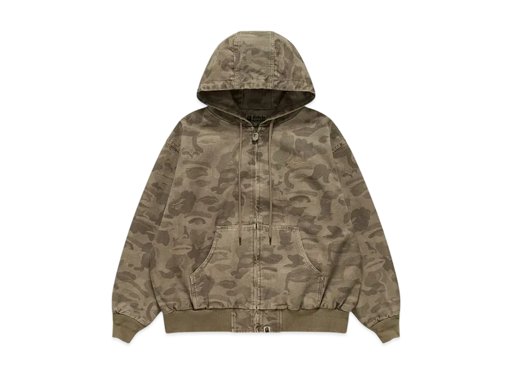 A BATHING APE Bape x Kidsuper Solid Camo Jacquard Jacket "Beige"