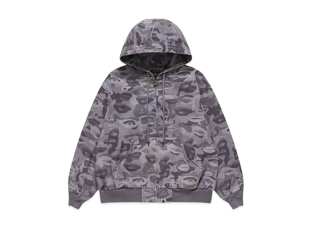 A BATHING APE Bape x Kidsuper Solid Camo Jacquard Jacket "Purple"