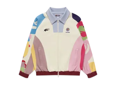 A BATHING APE Bape x Kidsuper Patchwork Track Jacket "Multi"
