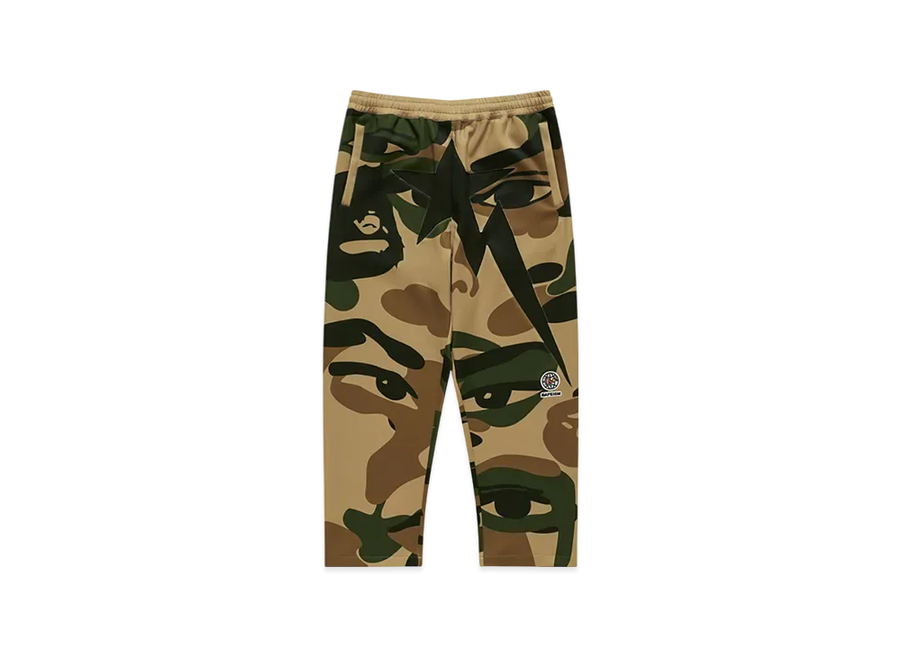 A BATHING APE Bape x Kidsuper Patchwork Trackpants "Green"